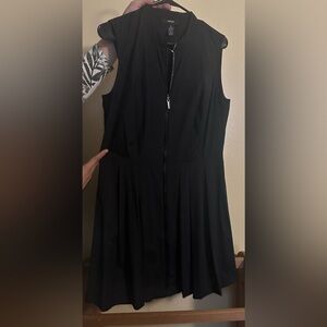 Alfani Black Sleeveless A-Line Cocktail Dress